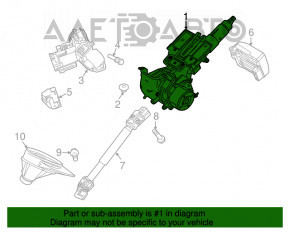 Рулевая колонка Ford Fiesta 11-19