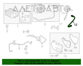 Лямбда-зонд второй Ford Fiesta 11-19 1.6