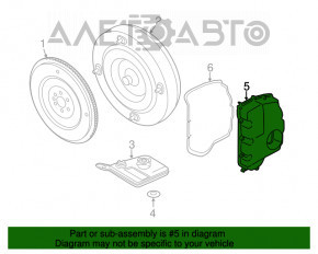 Піддон акпп масляний Ford Fusion mk5 13-20 2.5, 1.6Т, 2.0Т