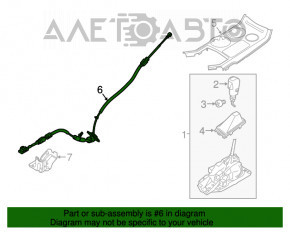 Трос КПП Ford Explorer 11-19 select shift