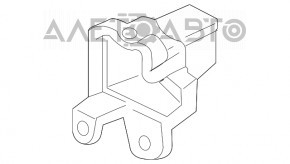 Крепление решетки радиатора правое Mazda 3 14-16 BM дорест новый OEM оригинал