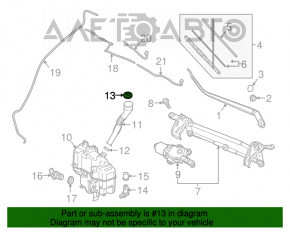 Кришка бачка омивача Mazda 3 14-18 Mexico Built