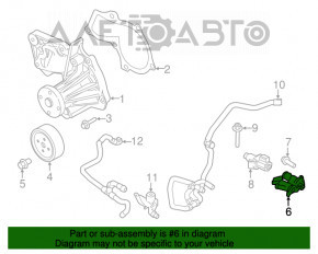 Корпус термостата Ford Escape MK3 13- 1.6T