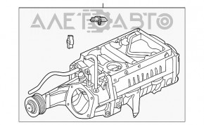 Компрессор Jaguar F-Pace X761 17- с интеркулером AJ126 82к