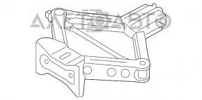 Домкрат Ford Escape MK3 13-19 тип 1 ржавый