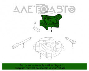Домкрат Ford Escape MK3 13-19 тип 1 ржавый
