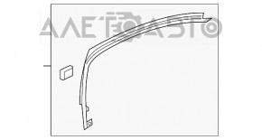 Рамка двери передней правой внутренняя Ford Escape MK3 13-