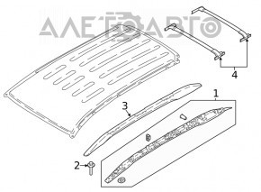 Рейлинги поперечные Ford Ecosport 18-22