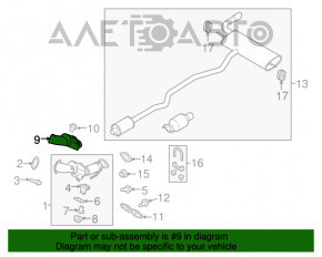 Захист каталізатора Ford Escape MK3 13-19 1.5T 1.6T