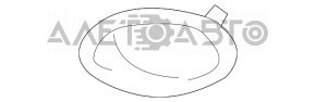 Обрамлення птф прав Ford Fusion mk5 13-16 кільце хром