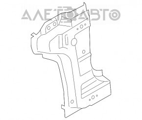 Стойка кузова центральная правая Ford Fusion mk5 13-20