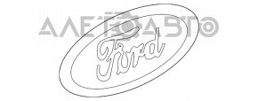 Эмблема крышки багажника Ford Fiesta 11-19 4d