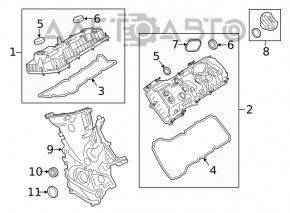 Крышка маслозаливной горловины Ford Ecosport 18-22 2.0