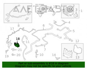 Электромагнитный клапан Ford Escape mk3 13-19 2.0Т