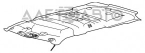 Обшивка потолка Ford Explorer 16-19 без люка, черн, под химчистку, надрыв