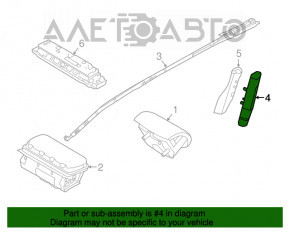 Подушка безпеки airbag сидіння прав Ford Explorer 16-19