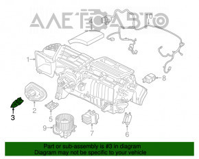 Клапан пічки кондиціонера Ford Mustang mk6 15-
