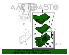 Корпус воздушного фильтра Ford Mustang mk6 15- 3.7