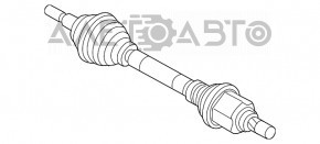 Привід піввісь передня ліва Ford Focus mk3 11-18 2.0 5МКПП