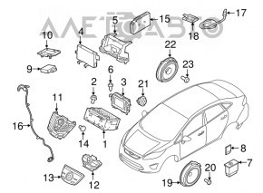 Монитор, дисплей, навигация Ford Fiesta 11-19 SYNC 3 Sony