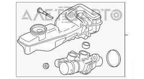 Головний гальмівний циліндр із бачком Ford Fusion mk5 17-20