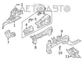 Четверть передняя правая Nissan Rogue 21-23 US built