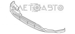 Губа переднего бампера Ford Escape MK3 17-19 рест, структура потерта, запилена