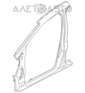 Поріг кузова метал з передньою стійкою правий Ford Escape MK3 13-