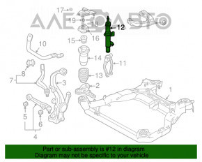 Стойка амортизатора в сборе передняя правая Mazda6 03-08