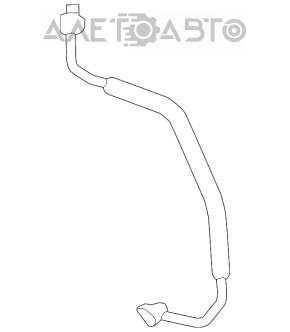 Трубка кондиционера компрессор-печка Ford Ecosport 18-22 2.0 первая