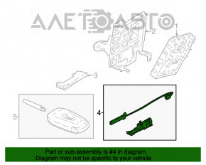 Антена keyless Ford Ecosport 18-22