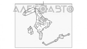Рычаг стояночного тормоза Ford Ecosport 18-22 SES, Titanium