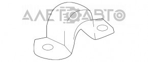 Скоба крепления переднего стабилизатора правая Ford Ecosport 18-22 2.0