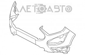 Бампер передній голий Ford Ecosport 18-22