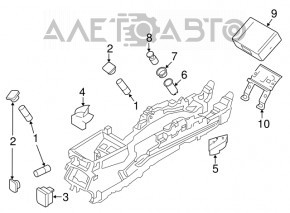Кнопка ручного тормоза Ford Fusion mk5 17-20