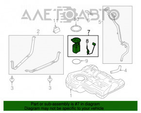 Паливний насос бензонасос Ford Escape MK3 17-19 рест 1.5Т 2.0Т зламаний носик