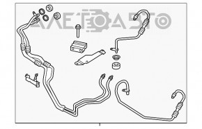 Трубка маслянного охладителя АКПП Ford Escape MK3 13-19 1.5T