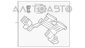 Засувки задніх ременів з піропатронами Ford Fusion mk5 13-20 черн