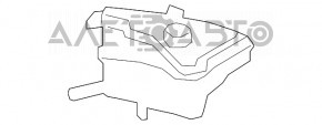 Расширительный бачок охлаждения Ford Fusion mk5 17-20 2.0Т с крышкой