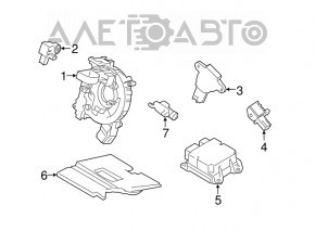 Модуль srs airbag комп'ютер подушок безпеки Ford Mustang mk6 15-17