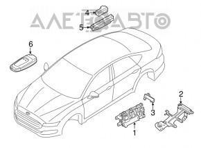 Ключ smart Ford Escape MK4 20-
