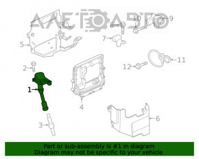 Катушка зажигания Ford Escape MK4 20-22 1.5T