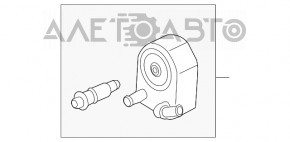 Масляный охладитель ДВС Ford Escape MK4 20- 1.5 примята трубка