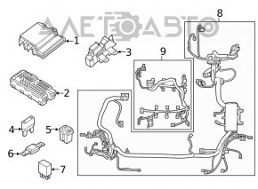 Кришка блоку запобіжників підкапотна Ford Escape MK4 20- новий OEM оригінал