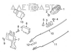 Блок управления электро двери багажника Ford Escape MK4 20-