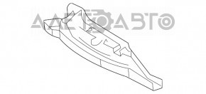Водостік решітки двірників правий Mazda CX-5 17- зламані кріплення