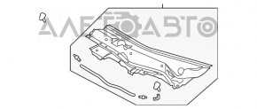 Решетка дворников пластик левая Mazda CX-5 17-