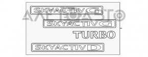 Эмблема Skyactive двери багажника Mazda CX-5 17-