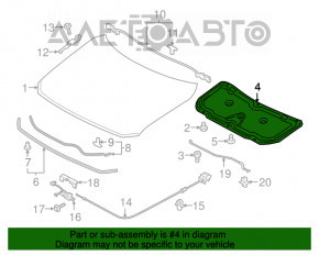 Ізоляція капота Mazda CX-5 17-