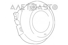 Подушка безопасности airbag в руль водительская Mazda CX-5 17- черная, полез хром, ржавый пиропатрон